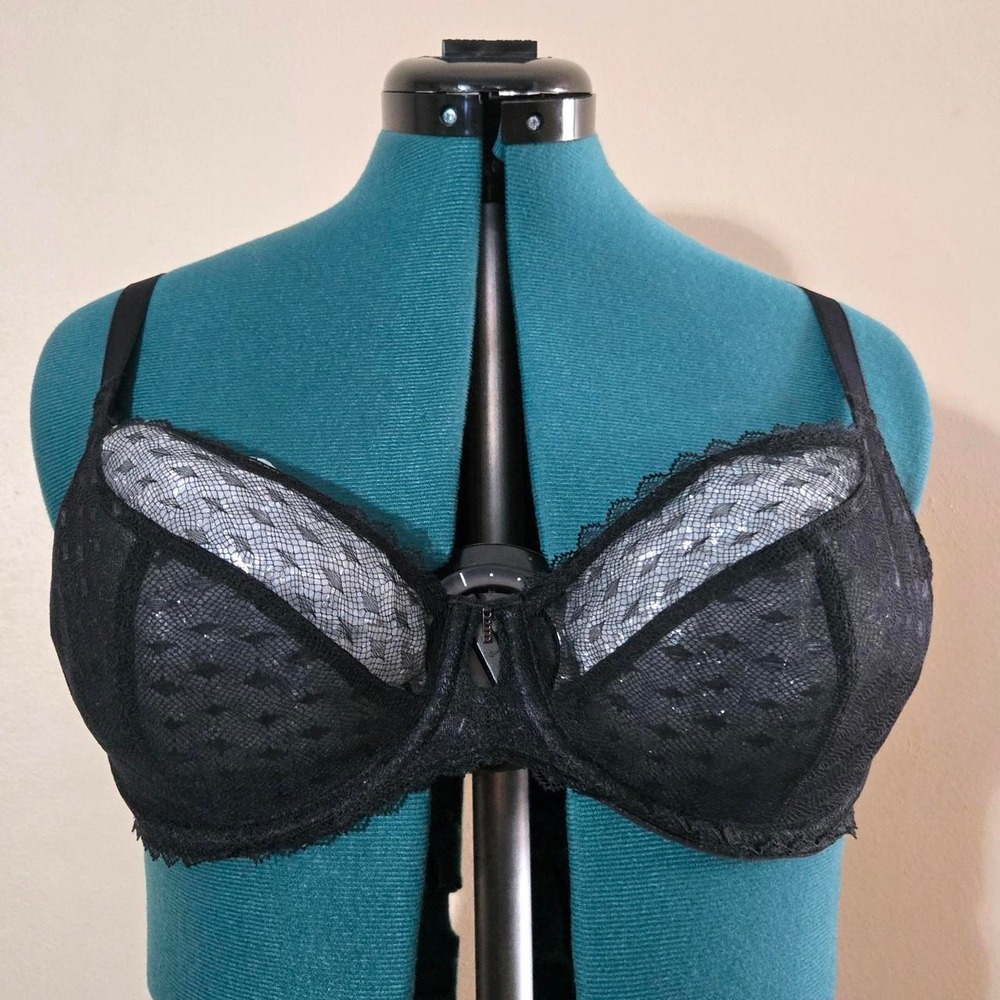 Freya Signature Underwire Balconette Bra Plung AA400502 38D NWT Dark Romance